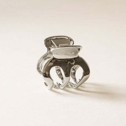 Metal Hair Claw Clip | Silver
