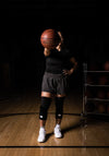 Mid-Length Padded Knee Sleeve - Black Cumulus Sport