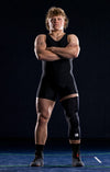 Mid-Length Padded Knee Sleeve - Black Cumulus Sport