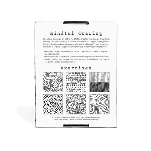 Sketchbook Art Kit - Doodle Set with Paper & Pencils