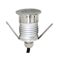 Mini Milk Cap In-Ground Well LED Light Fixture 3W 2700K 12-24V DC Input