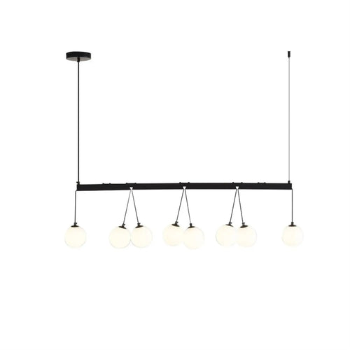 Modern 8-Light Globe Pendant Lights Hanging Chandelier for Kitchen Island