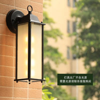 Modern Aluminum Wall Lamp for Outdoor with Clear & Frosted Glass Options