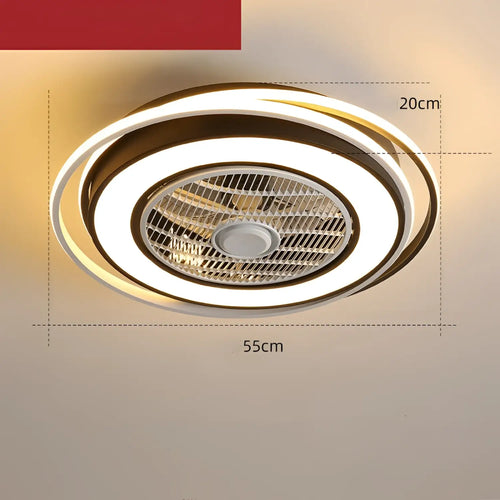 Modern Ceiling Fan Light Fixture for Bedroom & Dining Room
