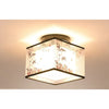 Modern Ceiling Lamp for Living Room with Soft Fabric Shade