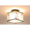 Bamboo Leaves Square / LED Warm Light
