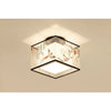 Modern Ceiling Lamp for Living Room with Soft Fabric Shade