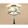 Modern Ceiling Lamp for Living Room with Soft Fabric Shade