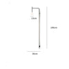 Modern Geometric Wall Light for Hallway and Restaurant Interiors