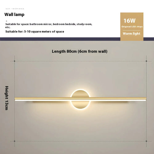 Modern LED Wall Light Fixtures for Bathroom, Bedroom, and Home Decor