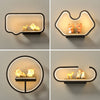 Modern Minimalist Wall Art Lamp for Bedroom and Background Decor