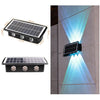 Modern Outdoor Solar Wall Lights with Waterproof Design