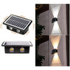 Modern Outdoor Solar Wall Lights with Waterproof Design