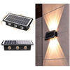 Modern Outdoor Solar Wall Lights with Waterproof Design