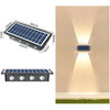 Modern Outdoor Solar Wall Lights with Waterproof Design