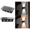 Modern Outdoor Solar Wall Lights with Waterproof Design