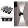 Modern Outdoor Solar Wall Lights with Waterproof Design