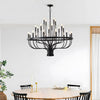 Modern Pendant Light Living Room Chandelier with Adjustable Height