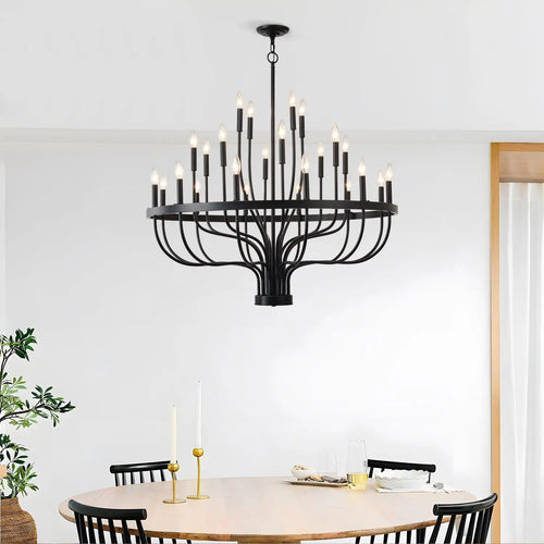 Modern Pendant Light Living Room Chandelier with Adjustable Height