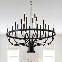 Modern Pendant Light Living Room Chandelier with Adjustable Height