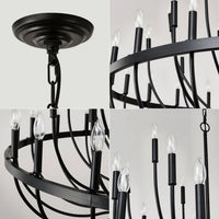 Modern Pendant Light Living Room Chandelier with Adjustable Height