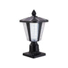 Modern Solar LED Lights with Adjustable Brightness for Pillars