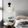 Modern Wall Light for Home with Clear Glass Shade E26 Fixture