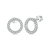Moissanite 10mm Stud Earrings S925 Sterling Silver Screw Back Gift Mom