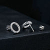 Moissanite 10mm Stud Earrings S925 Sterling Silver Screw Back Gift Mom