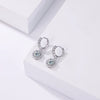 Moissanite 925 Sterling Silver Round D Color Drop Earrings Valentine's Gift
