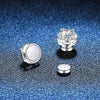 Moissanite Earrings 925 Sterling Silver Clip Stud Luxury Gift For Women