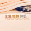 Moissanite D Color Solitaire Stud Earrings 925 Sterling Silver For Women Gift