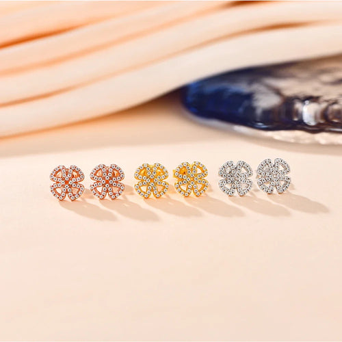 Moissanite D Color Solitaire Stud Earrings 925 Sterling Silver For Women Gift