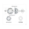 4ct each  silver