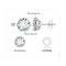 6ct each silver
