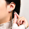 Moissanite D Color Solitaire Stud Earrings 925 Sterling Silver For Women Gift