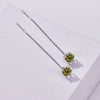 Moissanite Drop Earrings 5-6.5mm Sterling 925 Silver Solitaire Dangle Gift