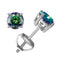rainbow green / 0.5ct each