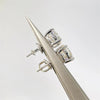 Moissanite Screw-Back Stud Earrings 0.5-2CT Four-Prong S925 Sterling Silver