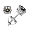 Moissanite Screw-Back Stud Earrings 0.5-2CT Four-Prong S925 Sterling Silver
