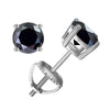 Moissanite Screw-Back Stud Earrings 0.5-2CT Four-Prong S925 Sterling Silver