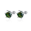 Moissanite Screw Stud Earrings 0.5-2ct D Color 925 Sterling Silver Wedding Studs