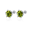 Moissanite Screw Stud Earrings 0.5-2ct D Color 925 Sterling Silver Wedding Studs
