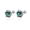 Moissanite Screw Stud Earrings 0.5-2ct D Color 925 Sterling Silver Wedding Studs
