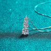 Moissanite 925 Sterling Silver Jewelry Set - Ring Earring Pendant Gift