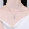 Moissanite 925 Sterling Silver Jewelry Set - Ring Earring Pendant Gift