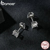 Moissanite Stud Earrings 0.5-1ct Screw Back D VVS1 Lab Created White Gold
