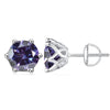 Moissanite Stud Earrings 0.5-2CT S925 Sterling Silver 18K 6-Prong Screw Backs