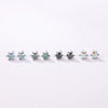 1ct D VVS Moissanite Stud Earrings 925 Sterling Silver 3EX Cut Women Daily