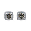Moissanite Stud Earrings 925 Sterling Silver Round Cut Classic Women's Jewelry
